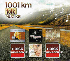 1001 km FOLK muzike - Silvana Armenulić, Toma Zdravković, Lepa Brena, Jednoj ženi kompilacija + 2 diska iznenađenja [box-set, kartonsko pakovanje] (7x CD)