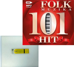 Folk muzika - 101 hit - kompilacija (MP3 na USB flash drajvu)