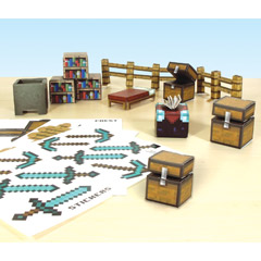Papercraft Minecraft Figure Set - Utility Pack-2